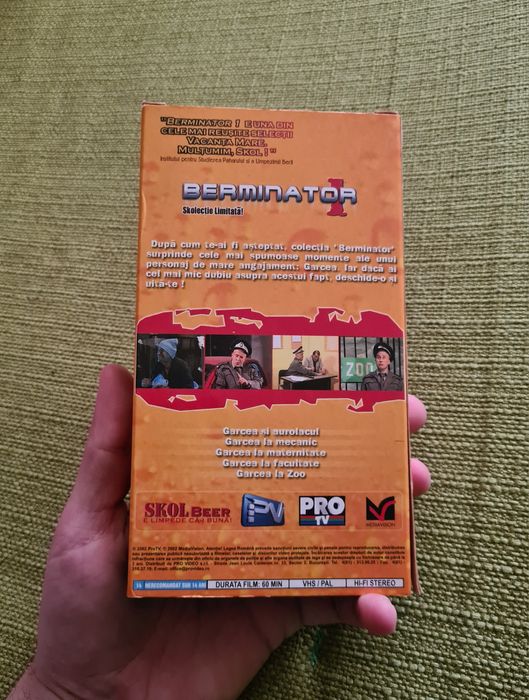 Berminator 1 Vacanta Mare Garcea Caseta Video VHS
