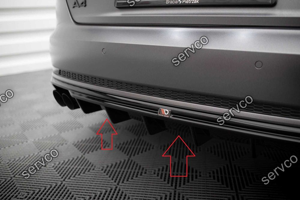 Difuzor bara spate Audi A4 S-line B9 2015-2019 v25 - Maxton Design