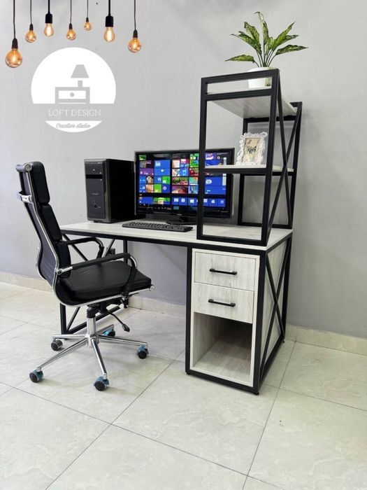 Zamonaviy LOFT stol | Kompyuter va ish stoli