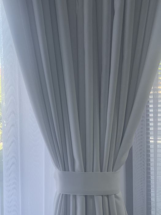 Draperie alba 265 x 2 buc