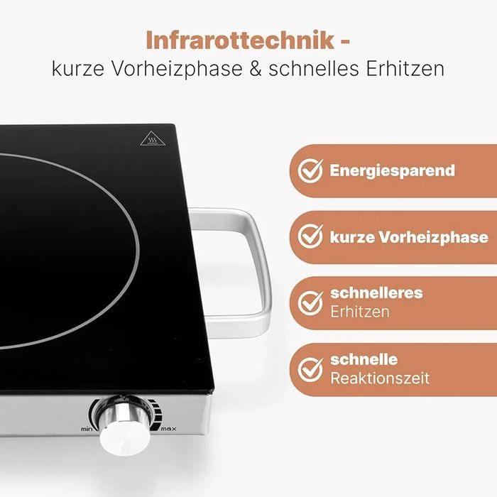 Нов инфрачервен котлон ProfiCook PC-EKP 1210 от неръждаема стомана