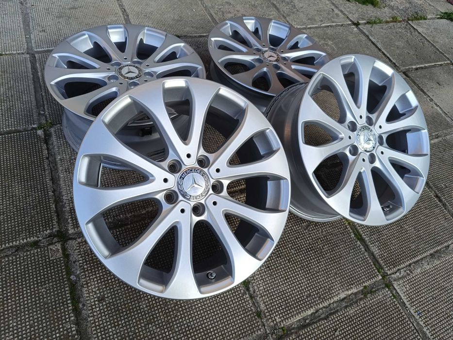 ОРИГИНАЛНИ джанти 17 ' цола 5x112 MERCEDES BENZ / МЕРЦЕДЕС 7,5J ET40 + датчици