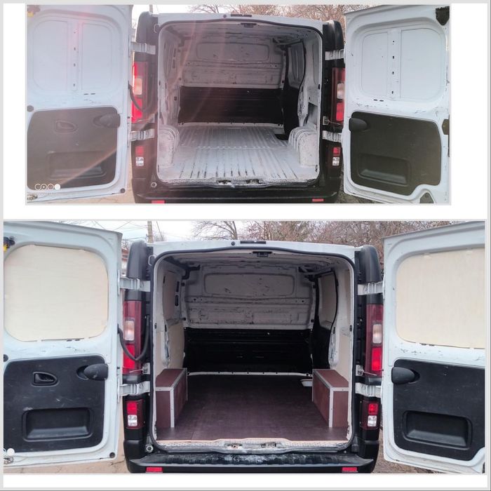 Монтиране на дървен под и страници за бус и товарни автомобили