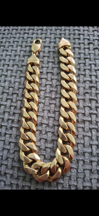 Bratara superba aur 14k - cuban link 59gr, lungine 22.5cm , impecabila