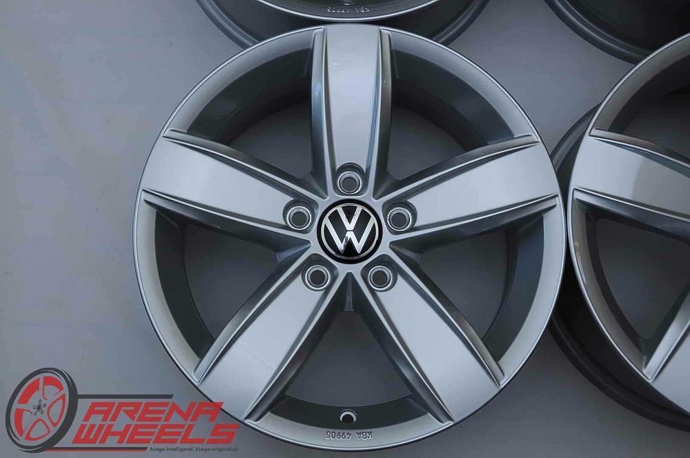 Jante Noi 16 inch Originale VW Passat Golf T-Roc Tiguan EOS Beetle Jetta Touran Caddy Sharan R16