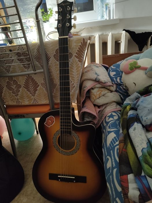 Продам гитару с чехлом
