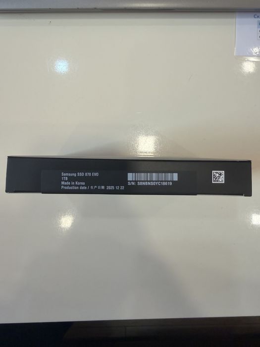 Samsung 870 EVO 1TB SSD SATA 2.5” – нов, неупотребяван