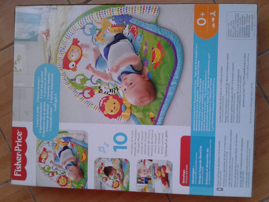 Saltea centru de activitati 3in1 muzical - Fisher Price, nou, amb.afec