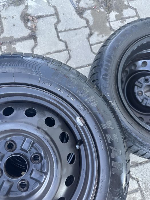 4 бр. Железни джанти с гуми 4х100, 14’’