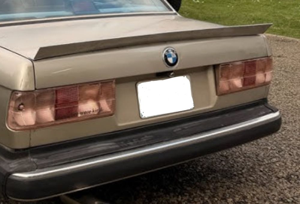 Спойлер BMW E30  3 series OEM BDO Germany Heckspoiler Оригинал