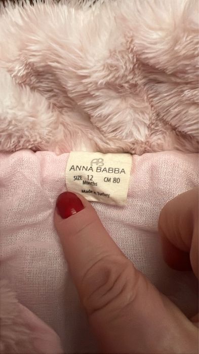 Palton gros de fetita 12 luni (80 cm)