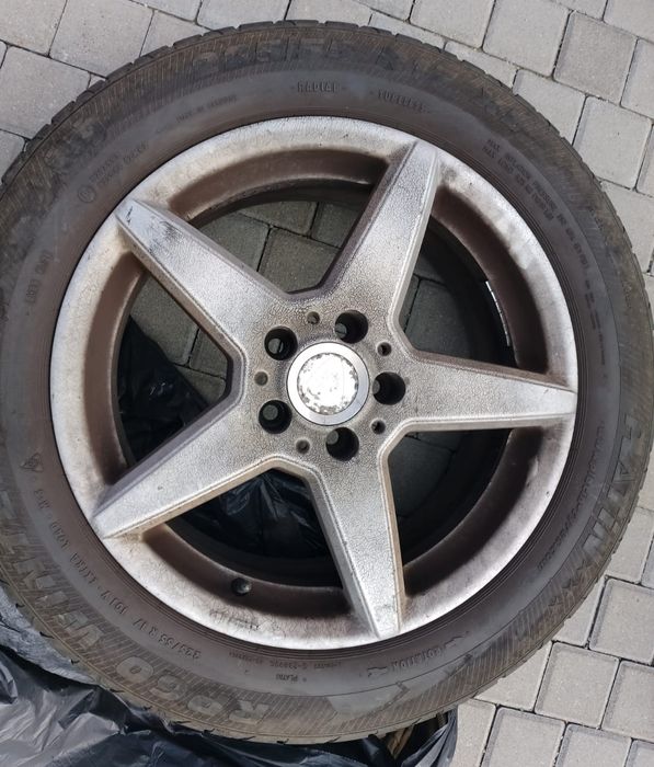 Jante aliaj cu anvelope sh r17 audi vw etc 5x112 et25