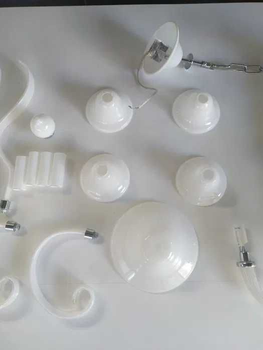 Lustra-Candelabru"Montanera", Sticla/Metal. Spectaculos - 85o lei