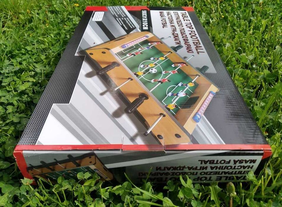 Детски мини маса за футбол джаги, джага с 12 играчи и 2 т. 50х31х10 см