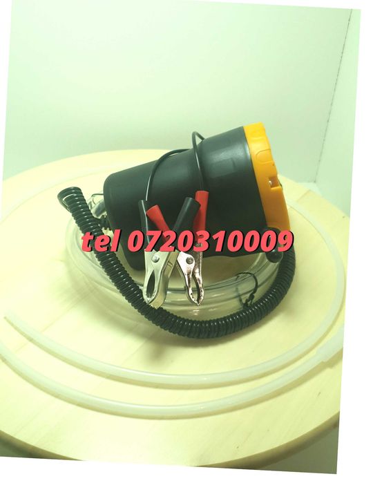 Pompita Electrica De Transfer Electrica Compatibil Cu Ulei 60W 12V Pentru Transfer Orice Lichid Tehnice Alimentare 12V Auto