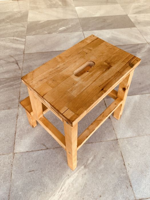 IKEA BEKVÄM – дървена стъпка / табуретка