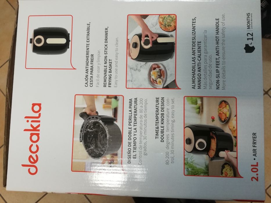 Нов Еър фрайър (фритюрник с горещ въздух) Decakila