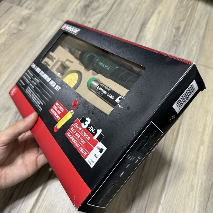 Pistol lipit/suflantă cu gaz Parkside 3 in 1