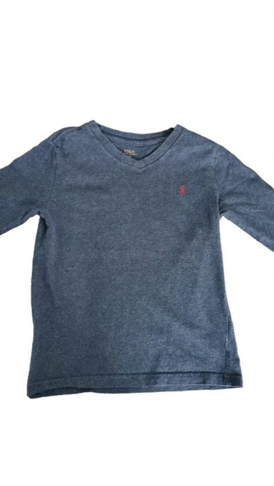 Set două bluze Polo Ralph Lauren gri deschis și bleumarin