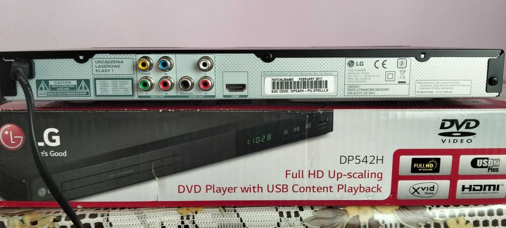 DVD Player LG DP542H