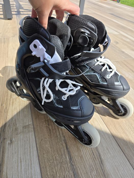 Role Oxelo 32-35+cască+cotiere +genunchere+manșete +geantă