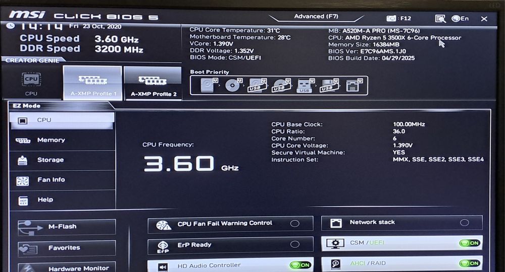 PC Gaming Ryzen 5 3500X 16GB DDR4 SSD 1TB NVMe  GeForce RTX 3050 6GB