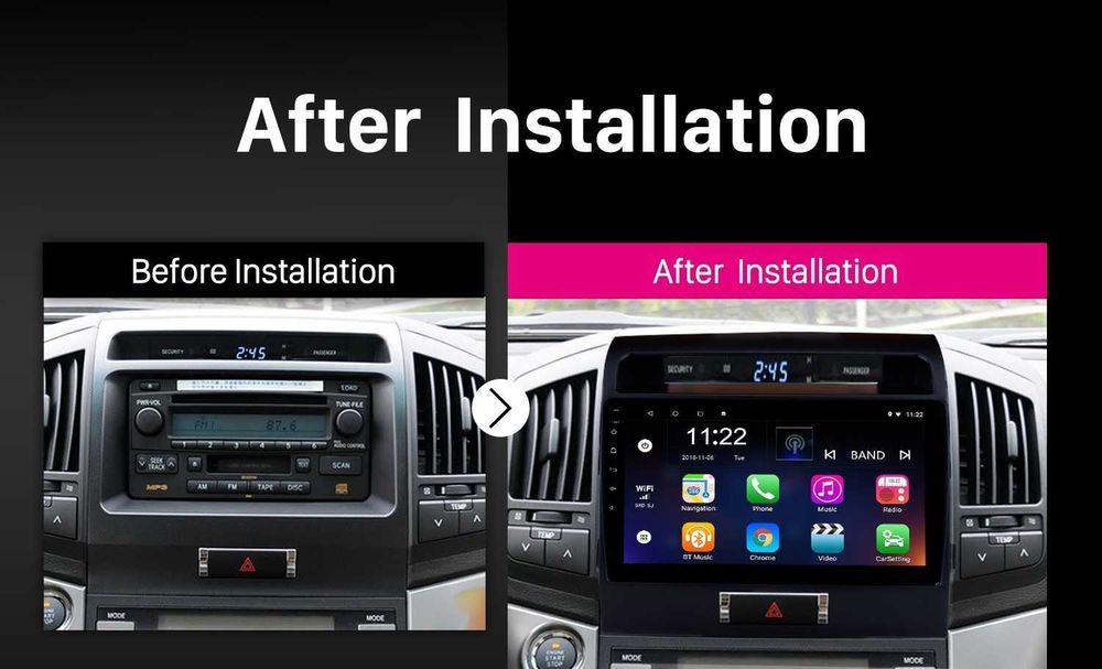 Toyota Land Criuser LC200 2008 - 2015 Мултимедия Навигация Android