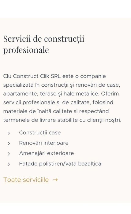 Firmă de construcții – Calitate, Seriozitate și Preț Corect!