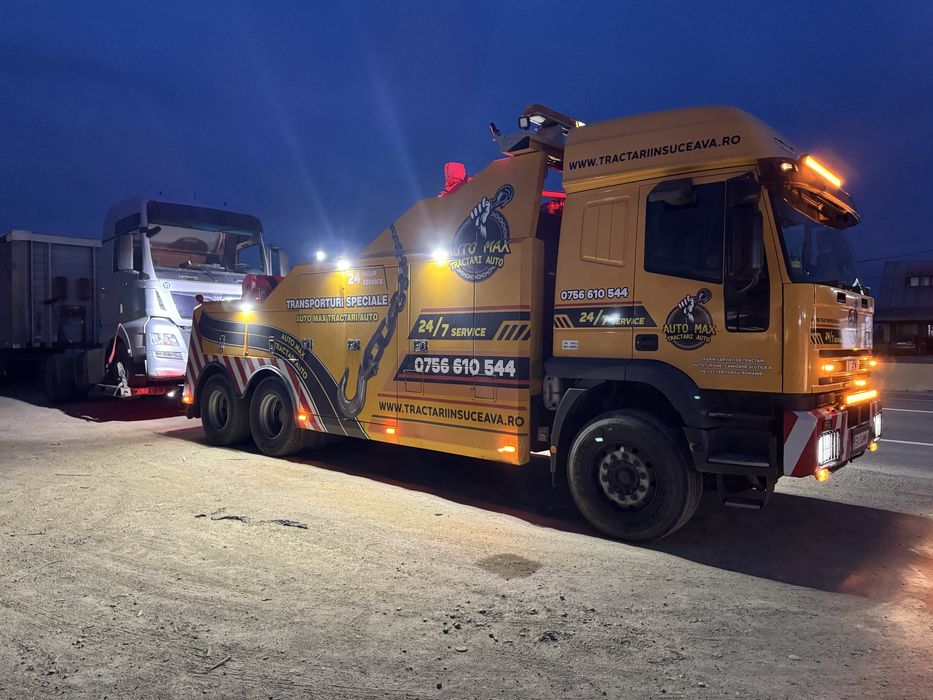 Servicii tractari camioane, autobuze, autocare