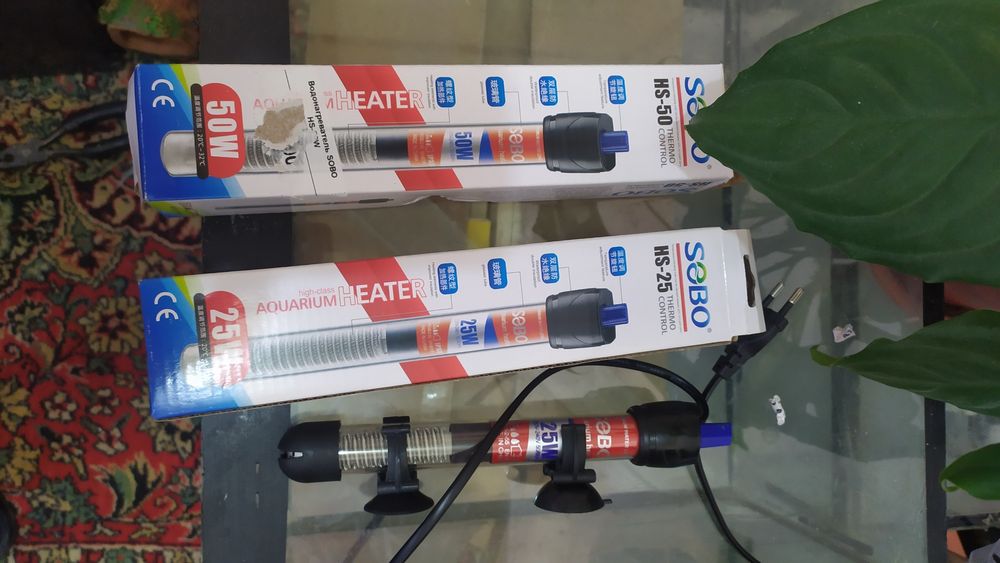 Продам Сотилади нагреватель аквариум Sobo 50 и 25