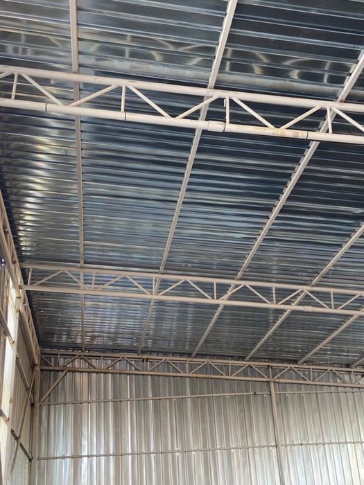 Tablă Cutată Zincată 6M lungime 0.5mm nevopsită pentru hale cută mare