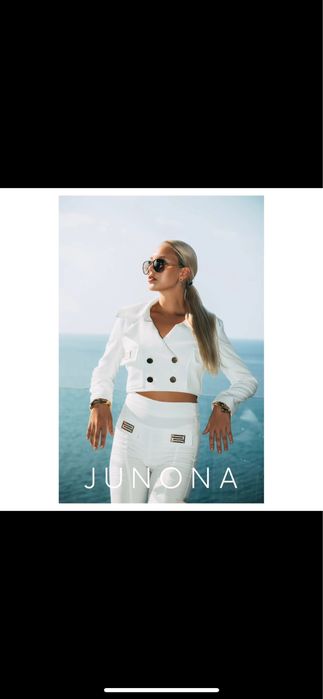 Уникално бяло сако Junona