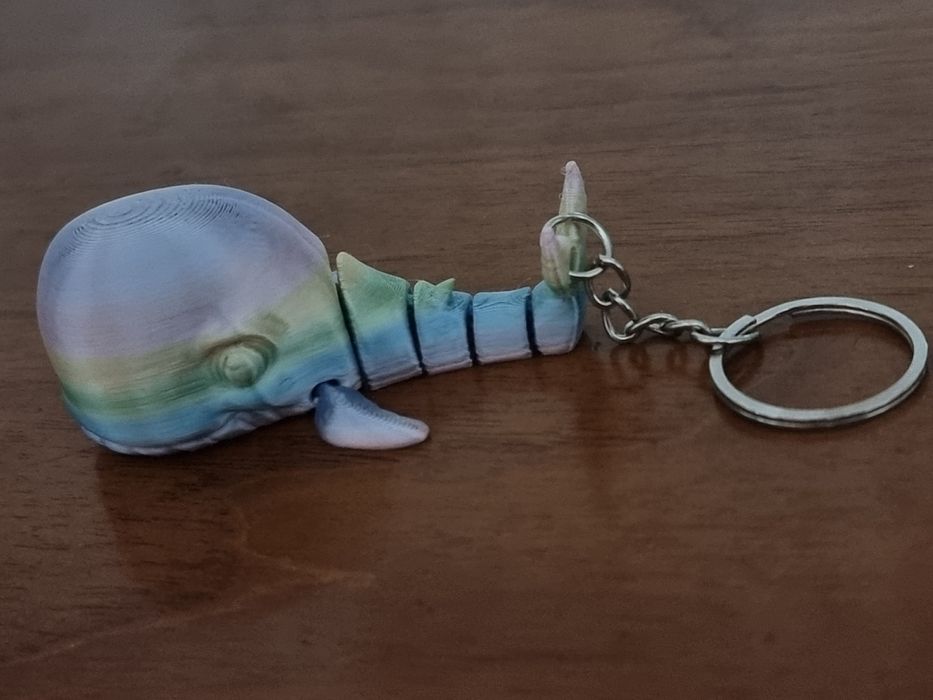 Брелок 3D печать подвижный