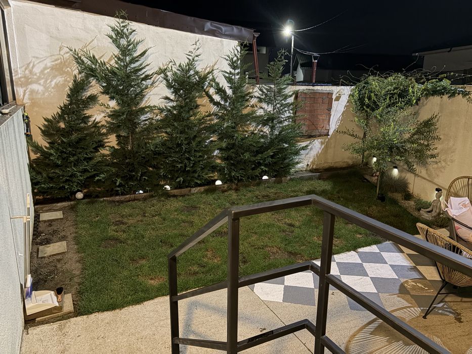 Apartament parter cu grădină