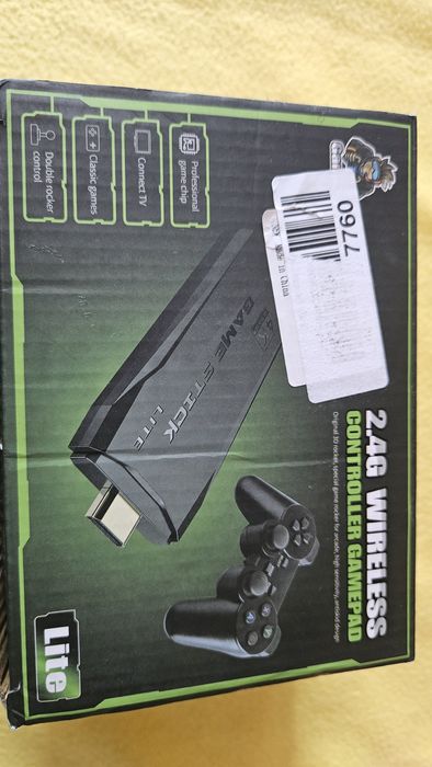 Ретро игрова конзола, AKKEE, 20 000+ игри, 2 безжични контролера, 64GB, HDMI