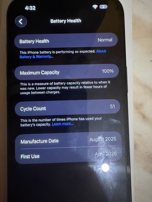 Iphone air 256gb cosmic black
