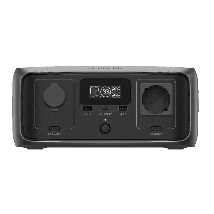 Портативная зарядная станция EcoFlow RIVER 3 UPS + Солнечная панель