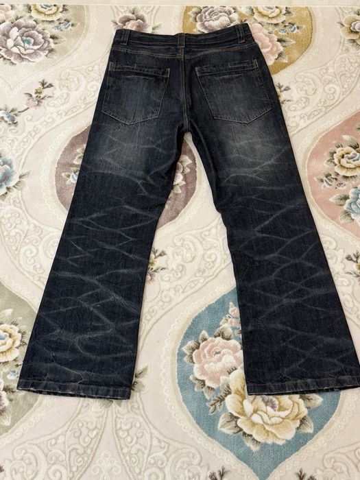 Бершка джинсы клешы