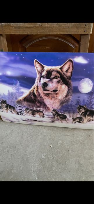 Картина Волки 4500