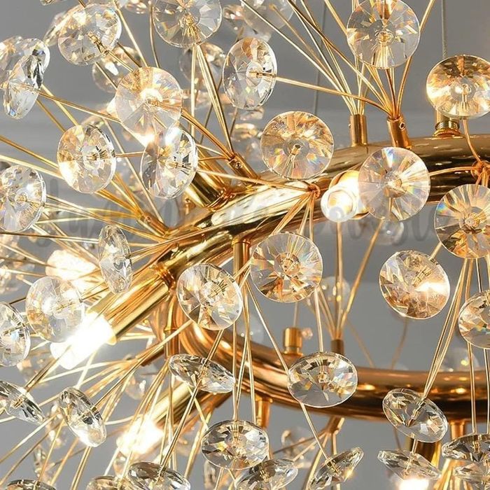 Candelabru lustra led cristal
