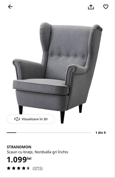 Fotoliu Ikea STRANDMON