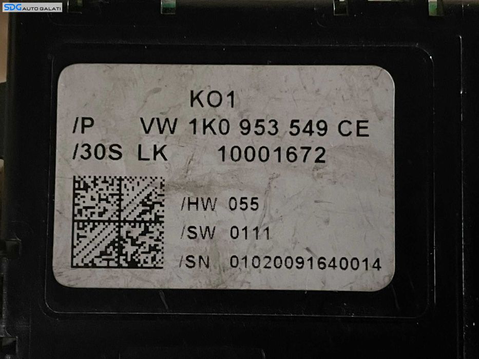 Calculator Modul Coloana Volan Volkswagen Golf 5 Plus 2004 - 2008 Cod 1K0953549CE [LR0114]