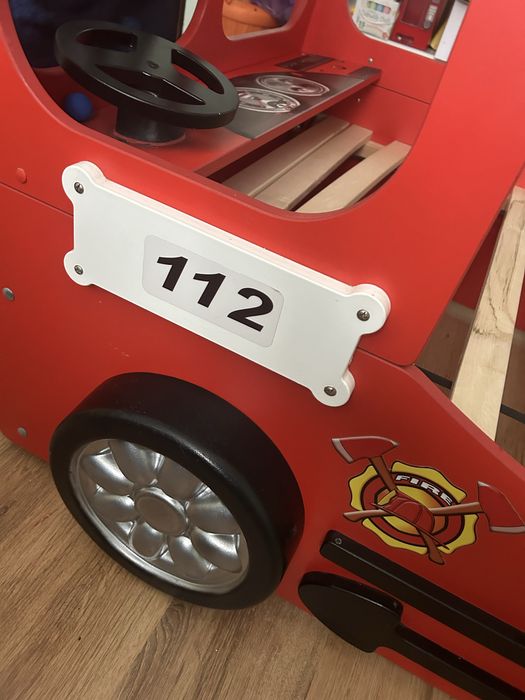 Pat masina pompieri, somiera