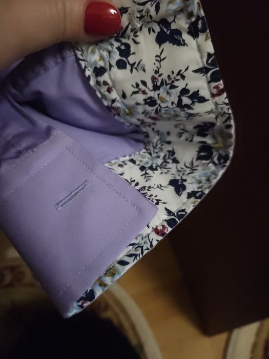 noua-camasa clasica lila- violet,marime 44-46