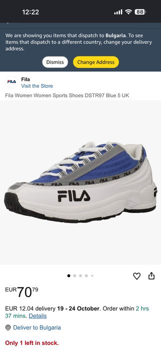 Маратонки FILA, 36