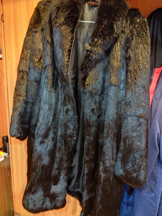 Haină damă din blană naturală de iepure, mărimea M, made in Germany