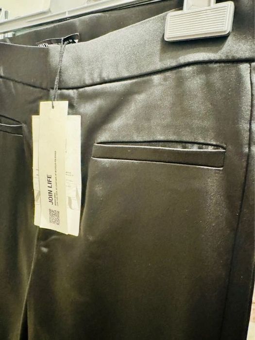 Set din 2 piese/ compleu/ co ord top cu franjuri pantaloni 7/8 Zara  S