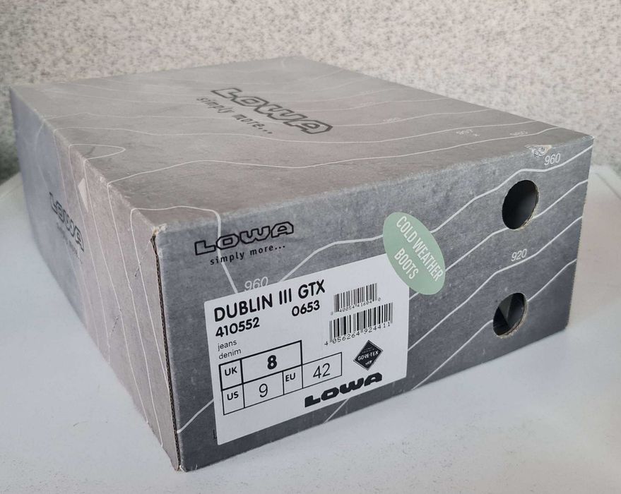 Чисто Нови зимни обувки LOWA -DUBLIN III GTX® размер EU:42