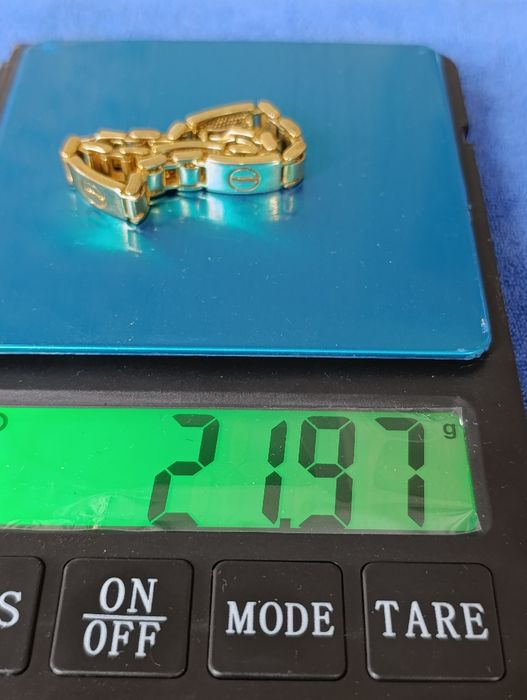 Серебряная браслет CARTIER, проба 925, вес21,97 гр длина 20 см