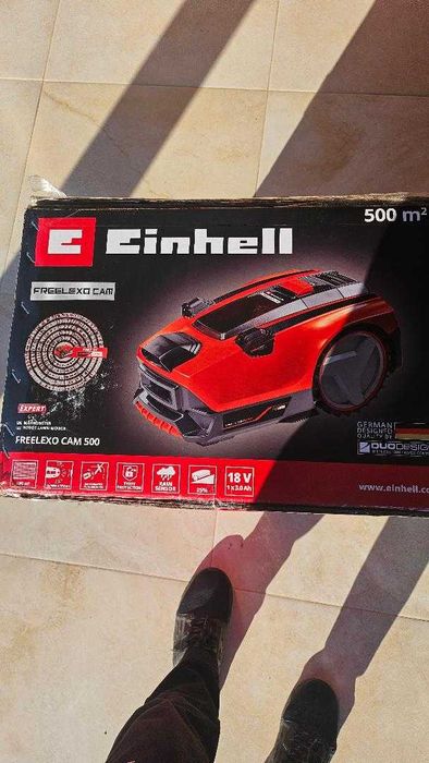 Robot tuns iarba Einhell FREELEXO CAM 500 NOU – 500 m² automat